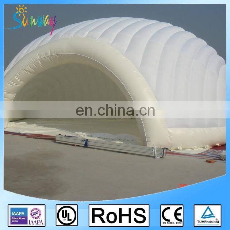 Sunway White Inflatable Igloo Tent Mini Inflatable Igloo Dome Tent for Sale