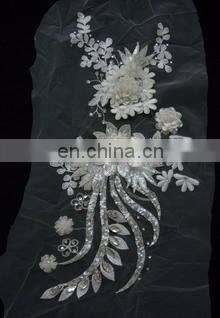 3D sequin work fabric