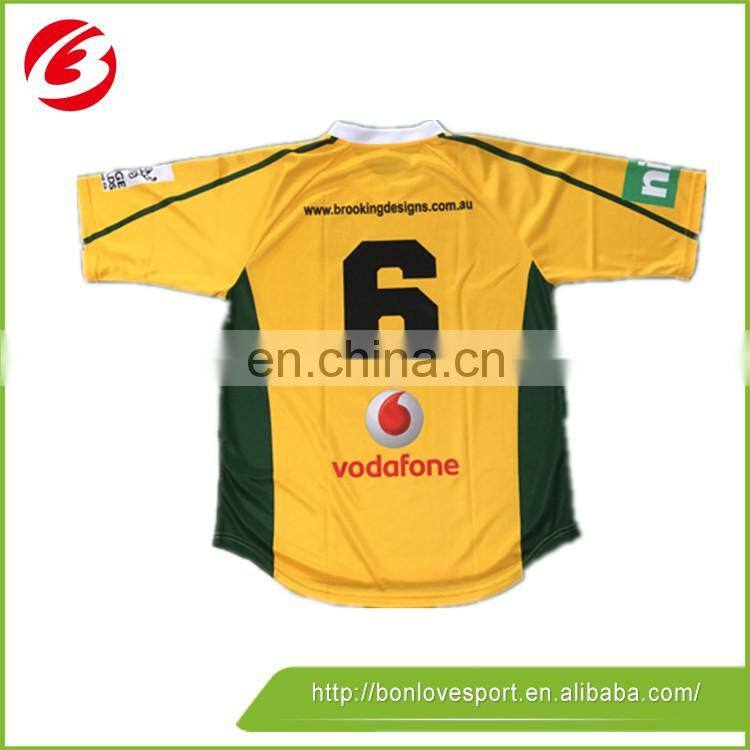 Cheap wholesale sublimation rugby jersey