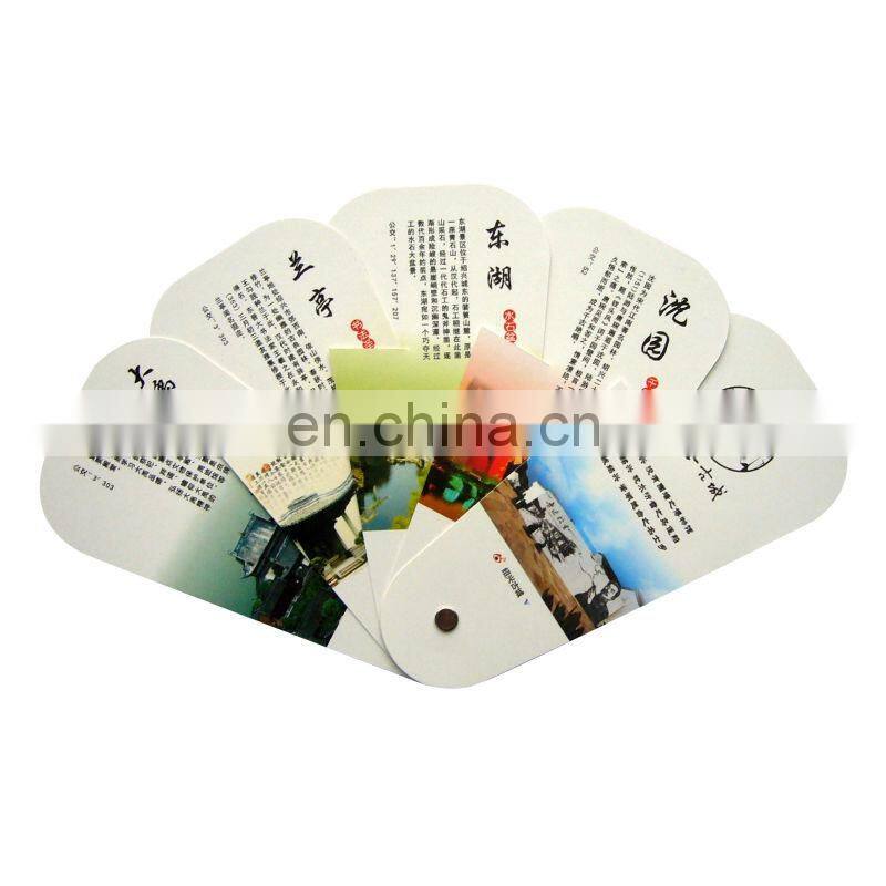 2017 innovative top quality decorative paper fans turquoise