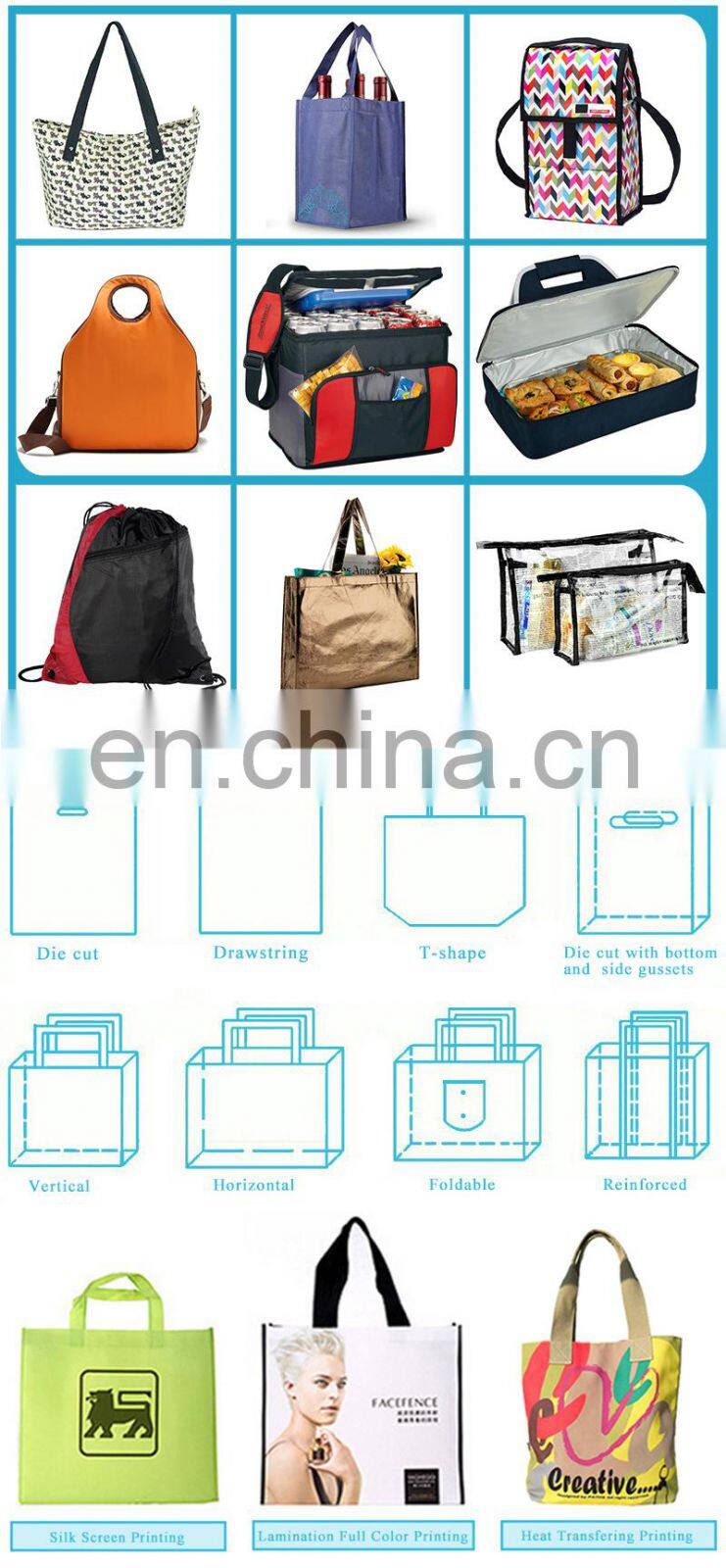 Canvas with Aluminum Insulation Inside Bento Picnic Bucket Bag