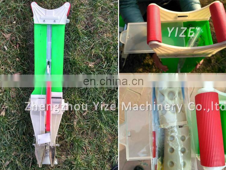Hand Push Mini Corn Seeds Planter Planting Machine Maize Seeder and Fertilizer Machine