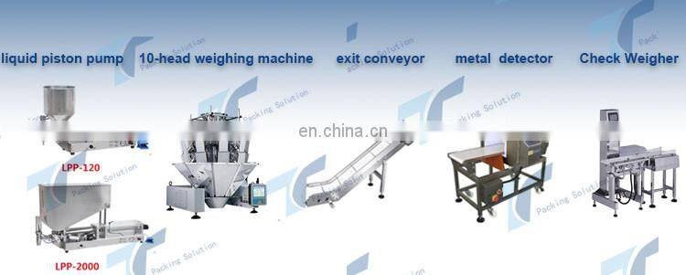 PLC Control and Screen Operation Plastic Bag Milk Pack Packing Machine