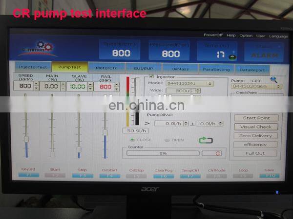 CRS-708C flow meter sensor common rail injector tester