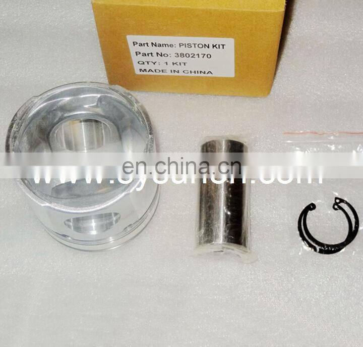 Auto engine parts 6BT5.9 truck aluminium piston kits 3802170 3911400