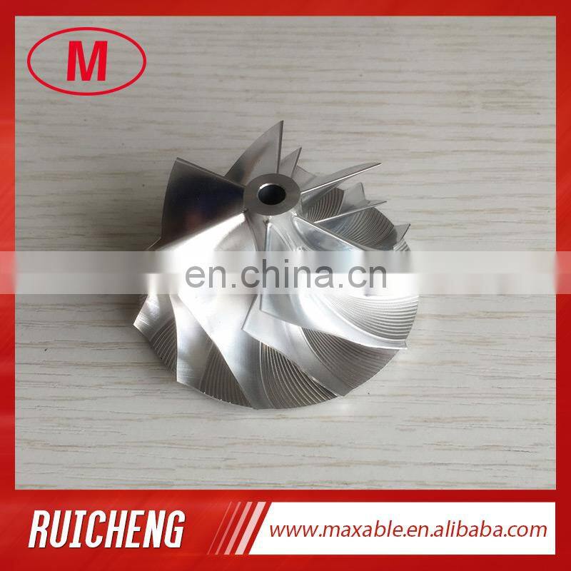 RHF5 47.00/60.50mm 6+6 blades high performance Turbo Billet/milling/aluminum 2618 compressor wheel for VF54 upgrade