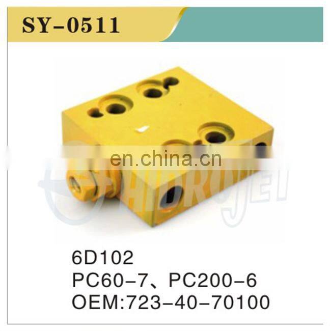High Quality Excavator Parts PC220-6 PC200-6 PC120-6 PC200-6 6D102 4D102Main Service Valve Solenoid Valves 702-21-07010