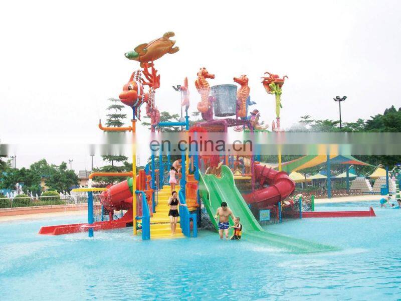 Sale and best fiber glass water park with slides