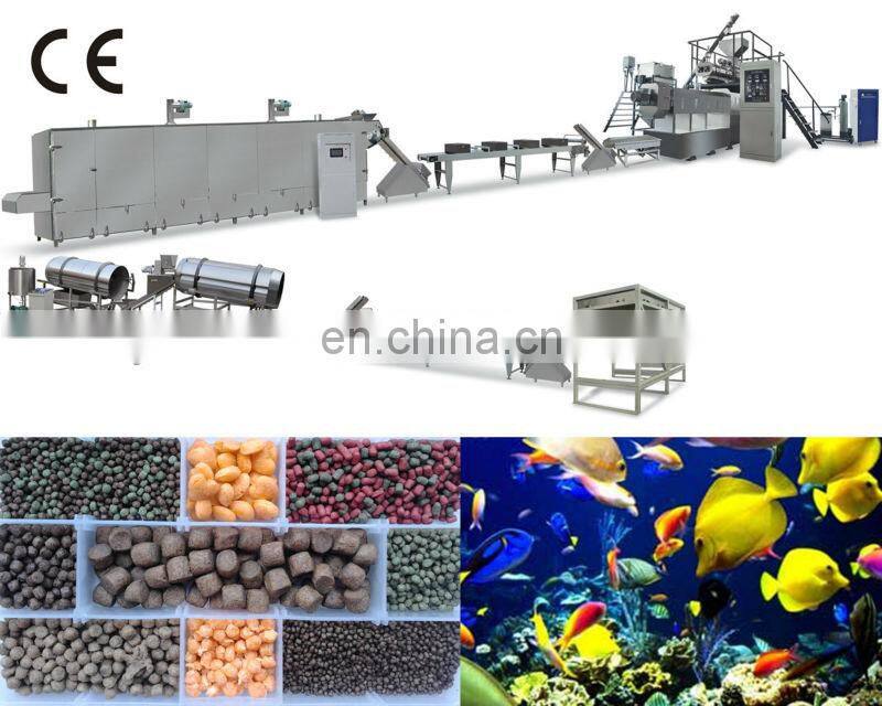 2019 new Fish feed production line Floating Food Making Machine extruder
