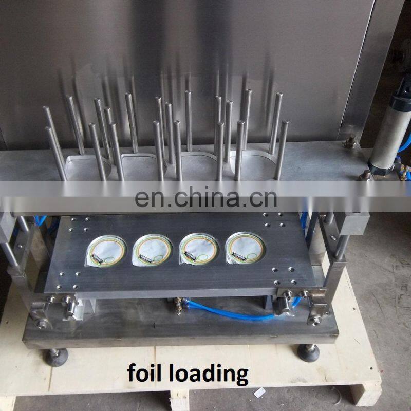 Shanghai factory price for semi-automatic alcoholic beverage sealing machine