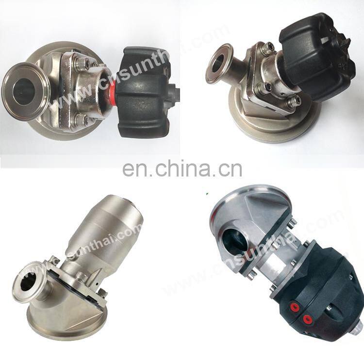 PneumaticTank Bottom Diaphragm Valve Tank Outlet Valve With Plastic or SS Actuator