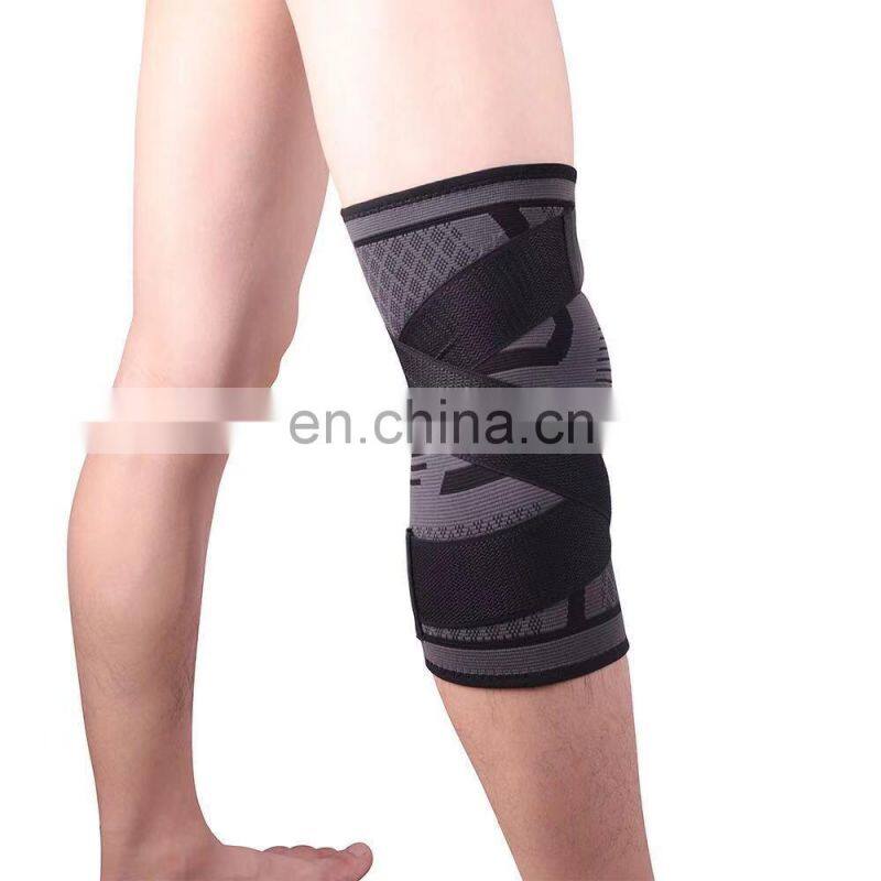 Custom Logo Quality Elastic Sports Knee Pad Breathable Fitness Knee Sleeve Guards Rodilleras y Coderas Knee Support Belt Kneepad