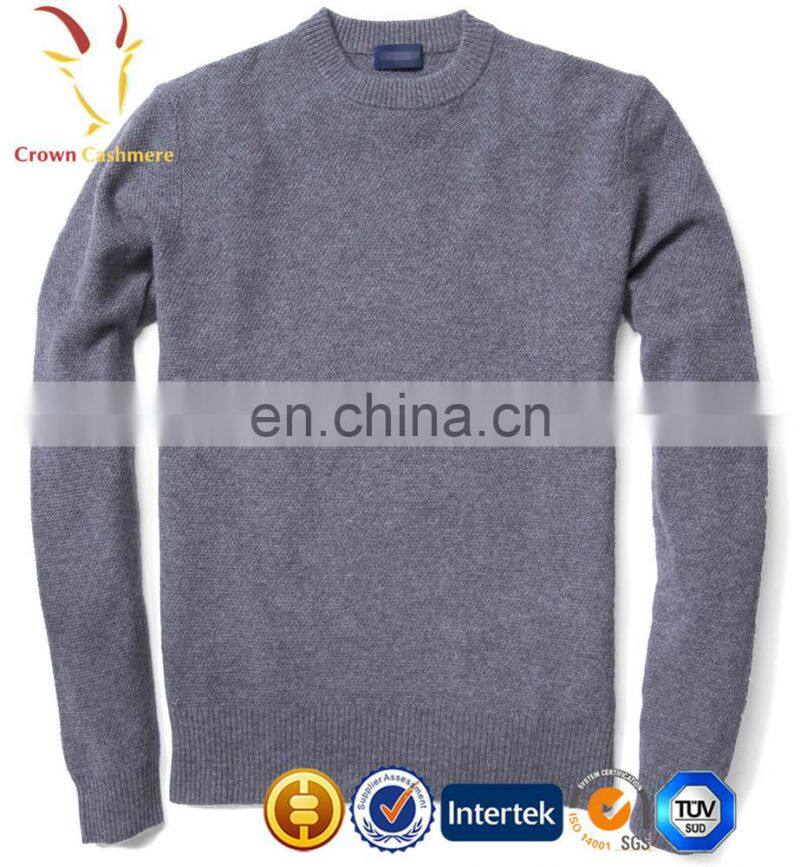 Men crewneck cashmir pullover sweater