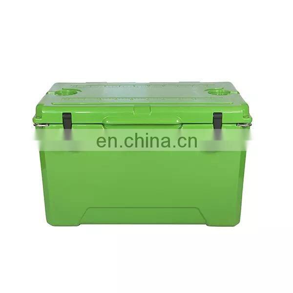 GINT Hot Selling 75QT Portable Customized Logo Colorful Outdoor Cooler Box 50QT heavy duty durable ice box