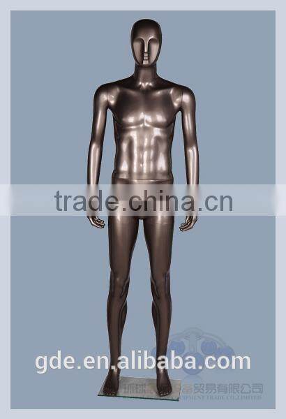 Fasion window display shiny full body male plastic mannequin