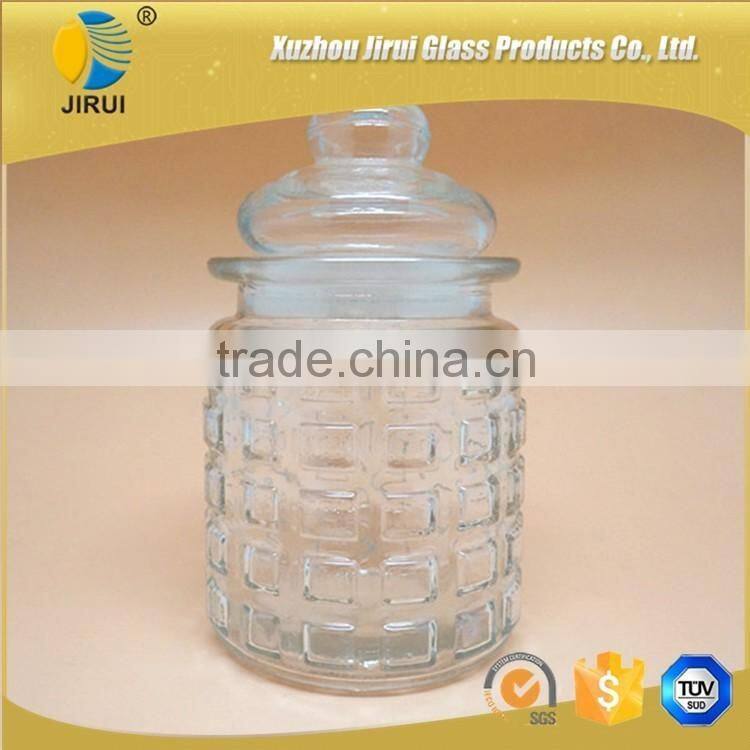 300ml Glass Food Jar With Rubber Stopper