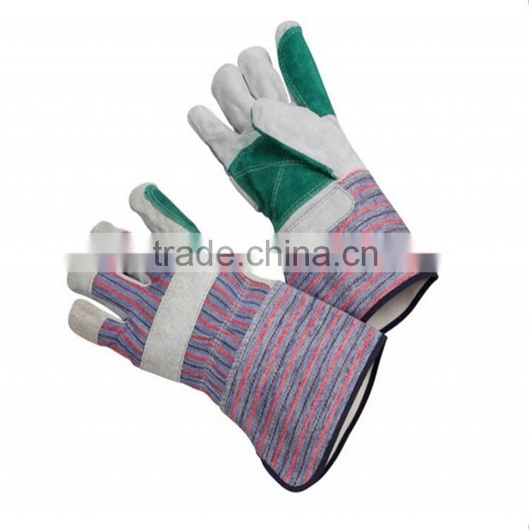 lowest price leather safety rigger gloves with high quality