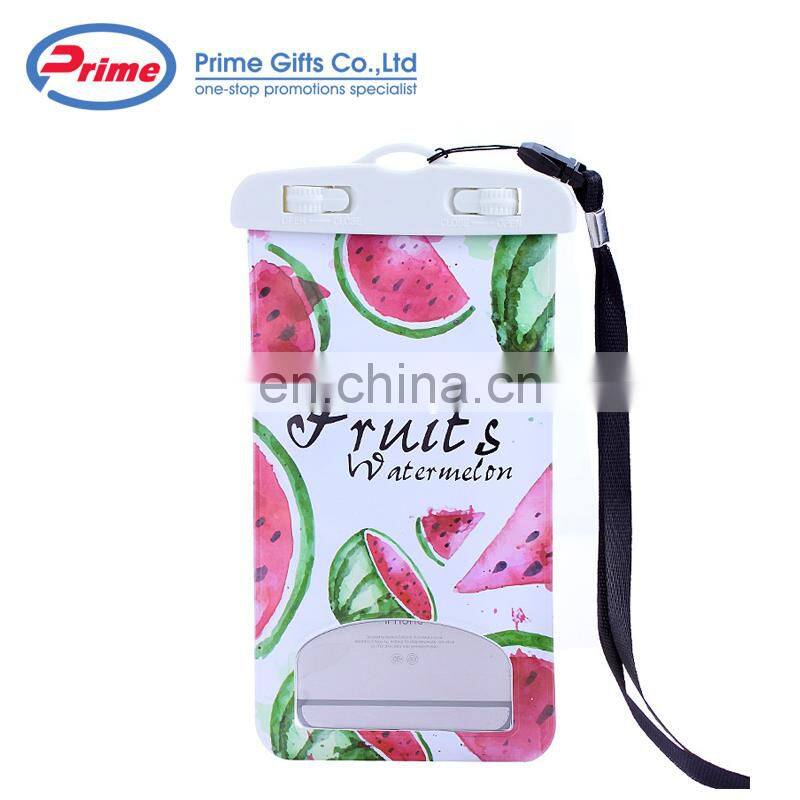 2021 Fashion PVC Mobile Phone Cartoon Waterproof Bag for Promotions