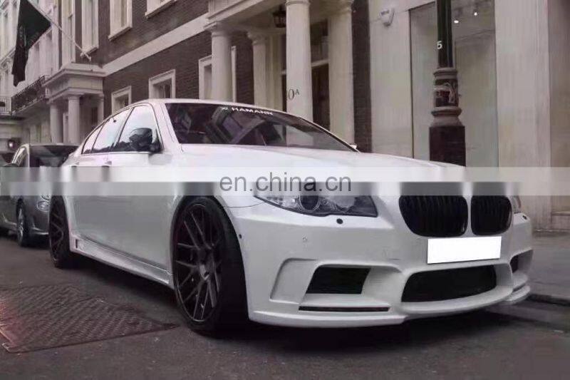 Runde New Arrival Body Kit For 10-17 BMW 5 Series F10 Upgrade Haman Style Wide Front Bumper Rear Bumper Side Skirts Fender Body Kits