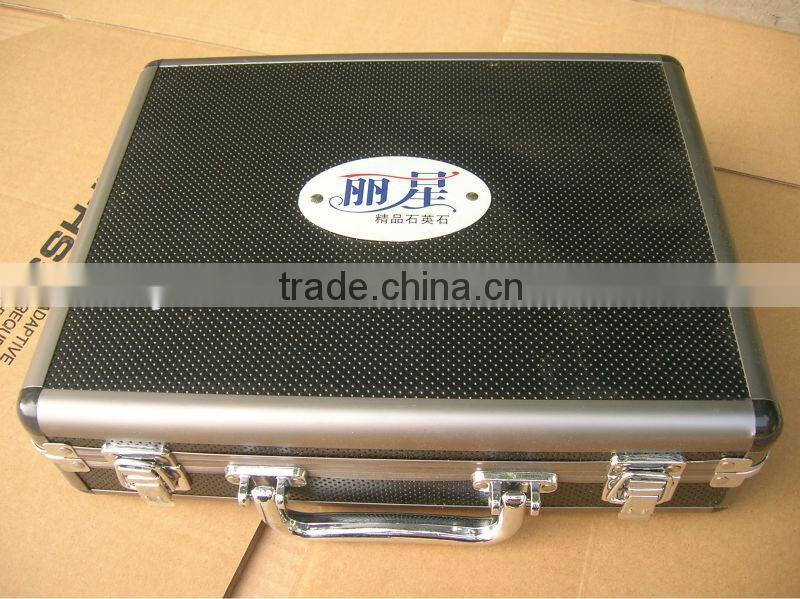 aluminum display coin case with ABS shell and plywood