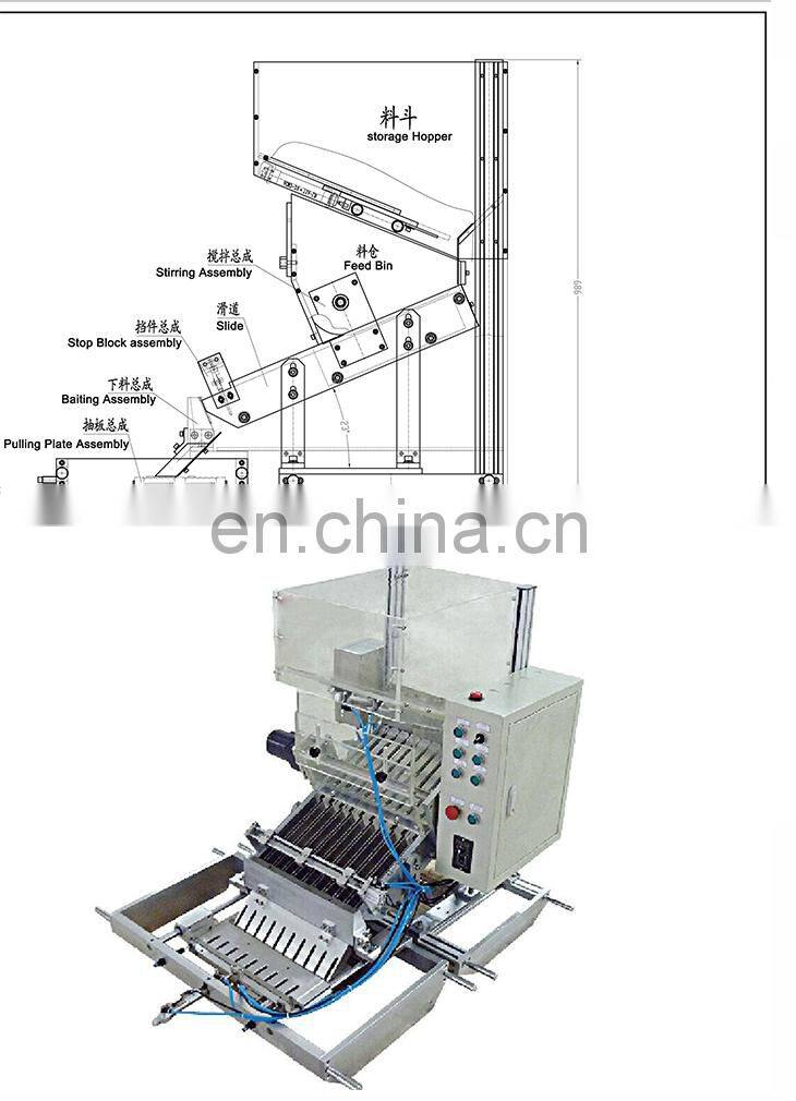 automatic hypodermic needle loader for syringe production blister packing machine use