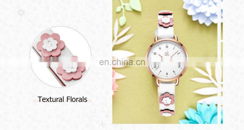 SHENGKE High School Students Watchs White Children Watch Young Girls Cute Wristwatchs Dropshipping Watches
