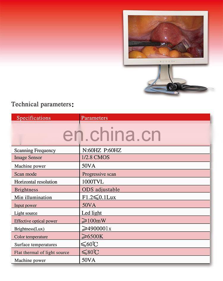 HC-I040F Professional Medical surgical endoscopic HD ent endoscope portable endoscope camera system