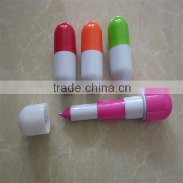 Hot sell!!!Plastic Pen,Capsule Ball Pen,Pill Ballpoint Pen,Capsule Pen