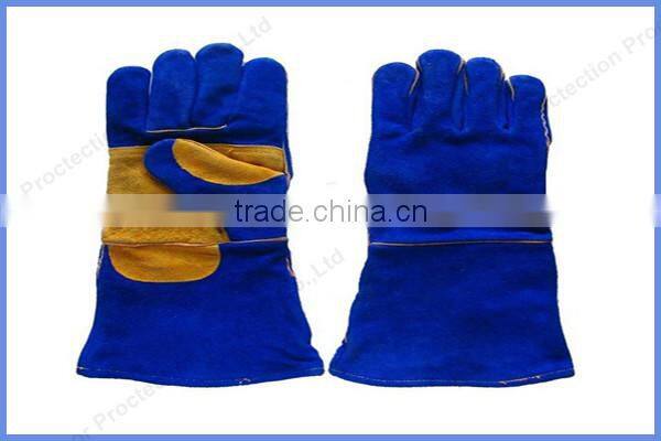 Reinforced palm welding gloves