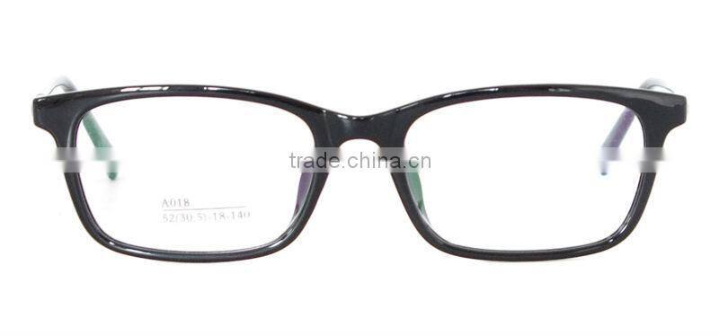 Square full-rim tr90 and acetate with metal temple material china for german fancy eyewear frame