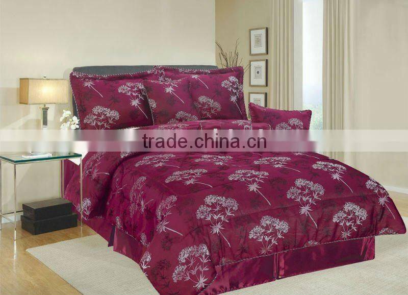 7Pcs Jacquard Patchwork Comforter Set