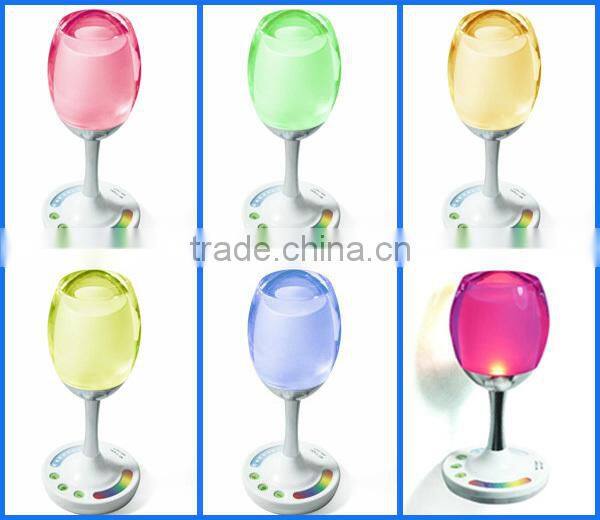 Best selling led party bulb romantic wine cup light gift usb charger wifi control wireless rgb led light