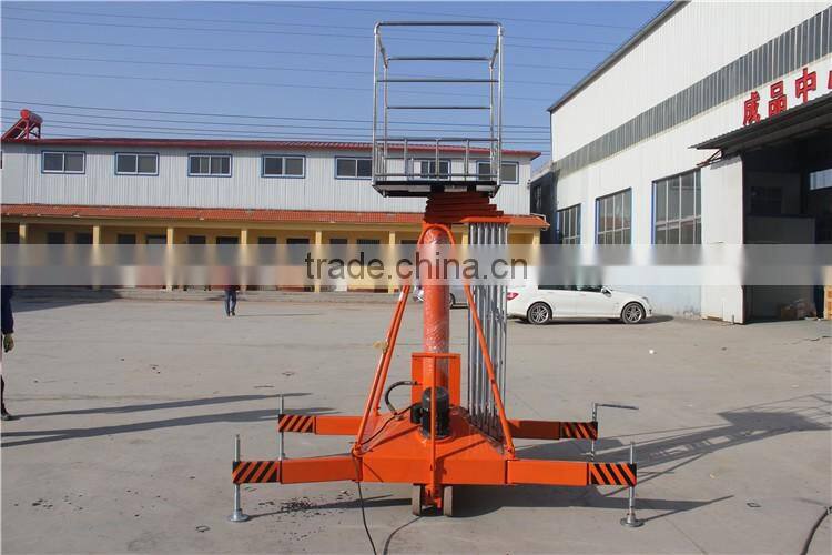 High quality hydraulic telescopic cylinder Single ladder lift platform GTTY-6A