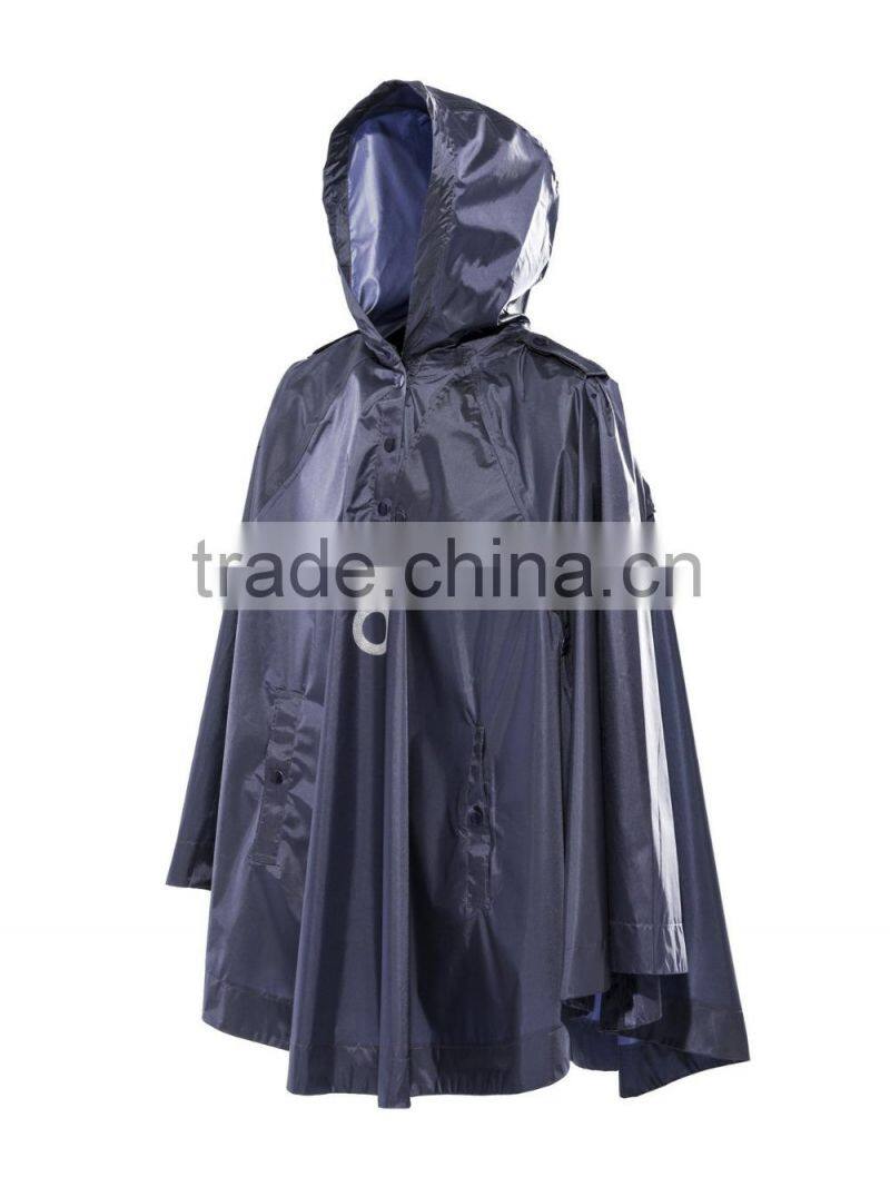 Ployster/PVC Men Rain Trench Coat