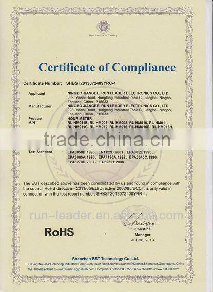 Digital Inductive Waterproof Tachometer Hour Meter Used For Gasoline Engine 2/4 Stroke