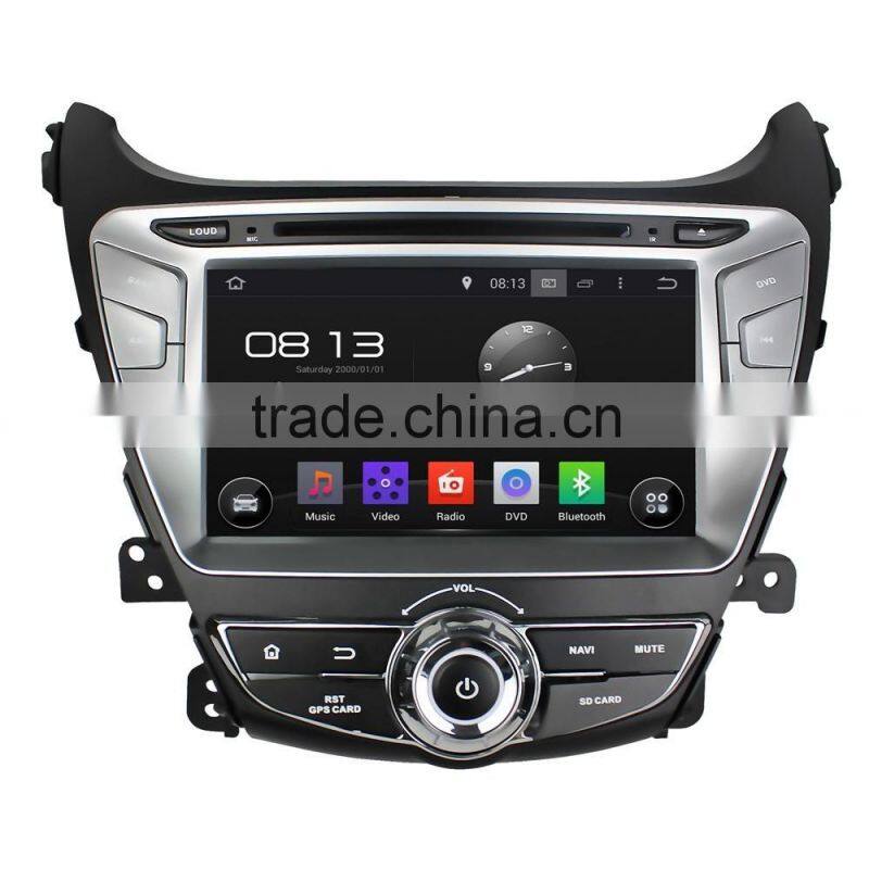 DVD gps navigation system car dvd player for Hyundai Elantra 2014 with touch screen