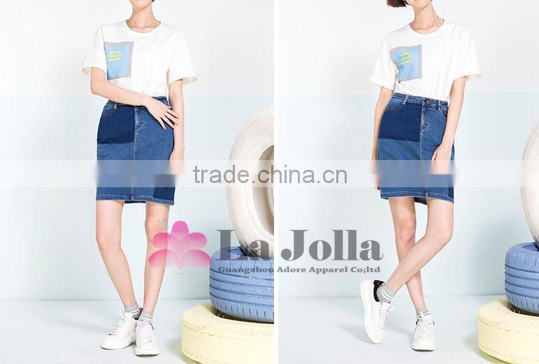 2016 New Fashion Jeans Skirts For Women 258J