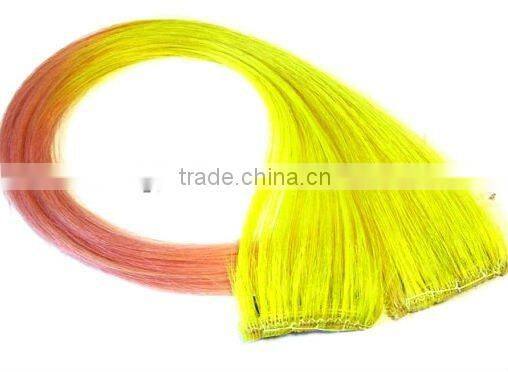 Three Piece Clip In Hair Extension 100% Remy Human Hair Extension