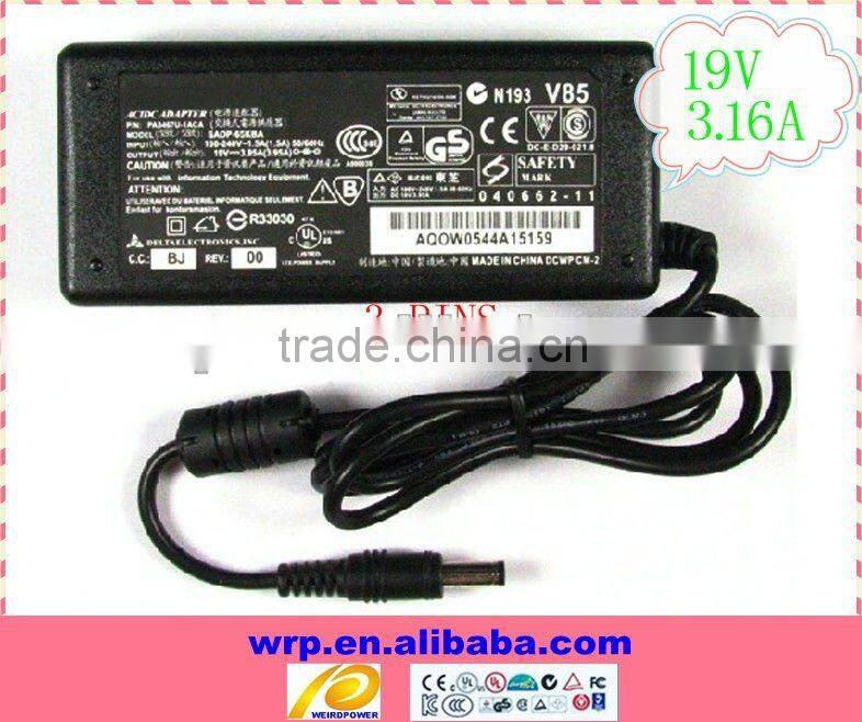 19V3.16A 65w laptop ac adapter