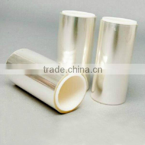 special coating roll scrap 110mic glossy transparent pet film