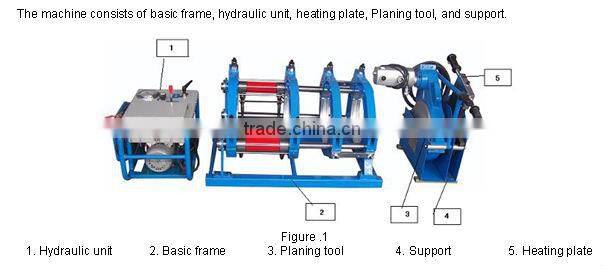 SHD315 PE pipe butt welding machine