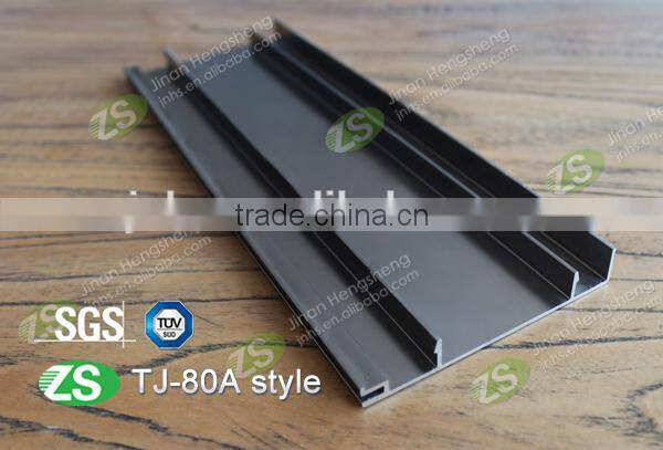 Brushed silvered washable aluminum waterproof wall skirting board