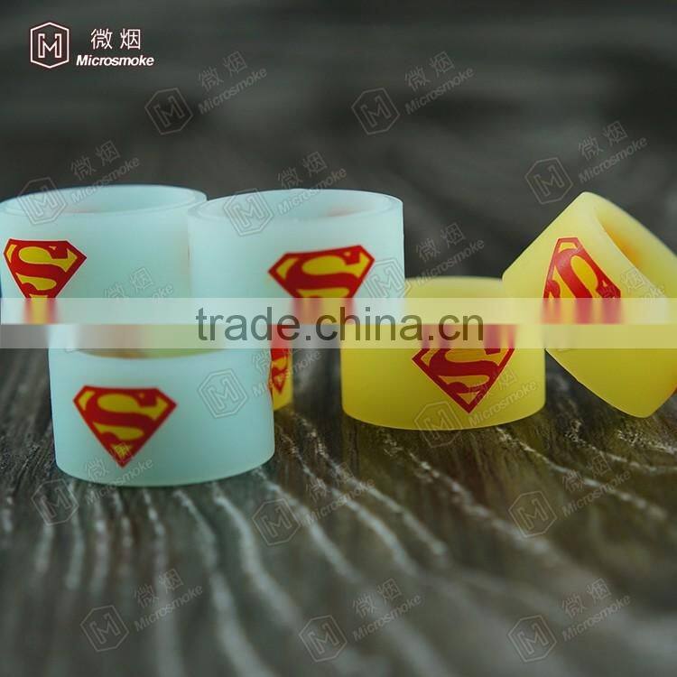 18.5x12 mm E cig custom silicone vape band China manufacture new electronic cigarette mod vape band silicon vape