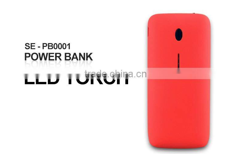 Colorful 4000mAh Portable Charger External Battery Pack Power Bank for Smartphones and Tablets
