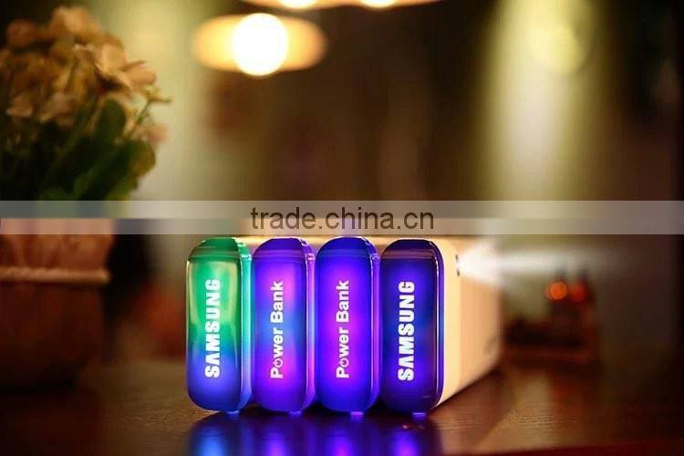color changing 3 usb universal new power bank charger