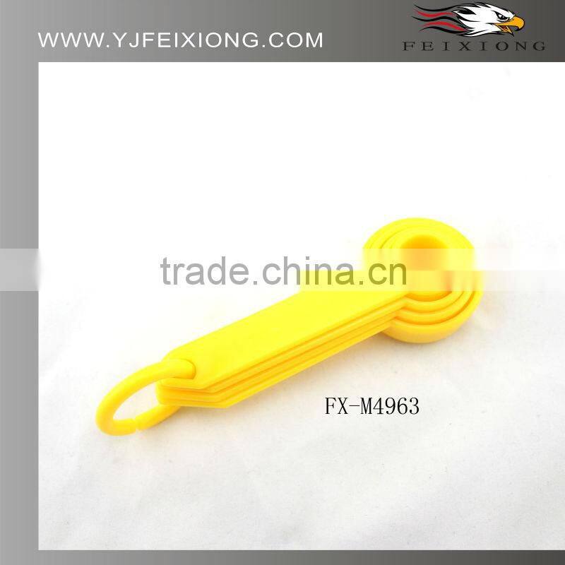 High quality !4pcs plastic measuring spoon set