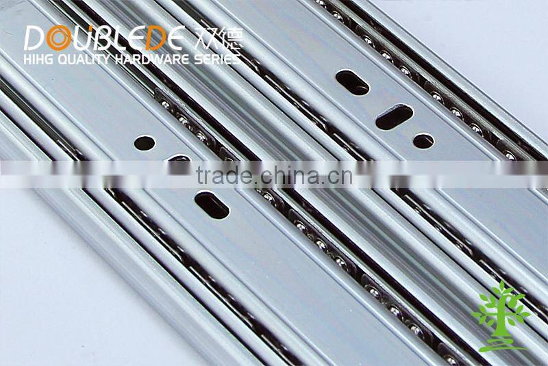 ball bearing drawer slide rail/slow motion drawer slide/telescopic channel drawer slide