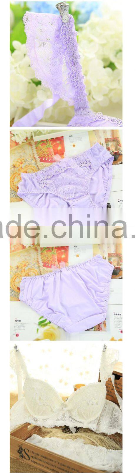 White Cotton Padding Ecology Bra Wholesale