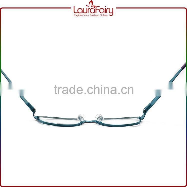 Laura Fairy Quality Stylish Mutil Color Metal Eyeglasses Optical Frames With Spring Temple