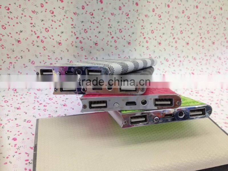 PU Leather Power Bank Book Shape Power Bank High Quality PU Power Supply